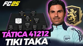 MELHOR TÁTICA META RANK 1  Formação 412122 tiki taka Ultimate team EA FC 25 [upl. by Edrei]