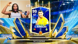 I Got TOTY CRonaldo TOTY Packs Opening  FC MOBILE [upl. by Bryner]