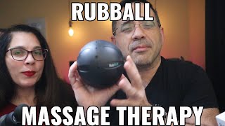 RUB BALL Deep Tissue Massage Ball Review [upl. by Nevar]