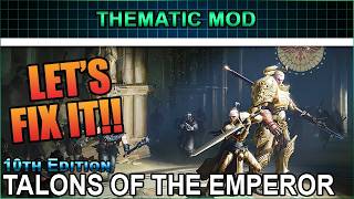 Custodes Talons of the Emperor Rules Analysis and Mod  10th Edition Warhammer 40k [upl. by Dolan]