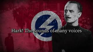 British Fascist Song  quotOnward Blackshirtsquot [upl. by Prosperus]