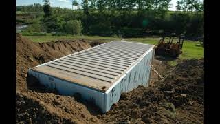 ADVICE FOR PREPPERS BURYING SHIPPING CONTAINERS [upl. by Trumaine185]