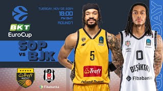 Trefi Sopot vs Besiktas Fibabanka Istanbul I EuroCup Live Score Updates [upl. by Vikky]