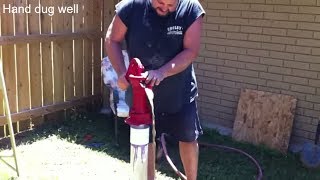 How to drill a shallow well by hand never be without water [upl. by Atirehgram]