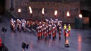 Edinburgh tattoo 2011 Fanfare salute to the new stands [upl. by Lowe497]