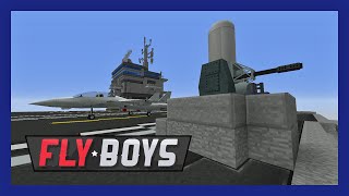 Flyboys Modded Minecraft 26  Turret Shop [upl. by Raffaj]