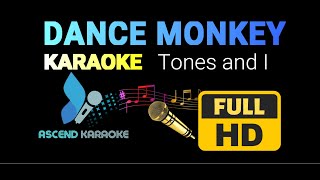 DANCE MONKEY Tones and I Karaoke Version HQ Instrumental [upl. by Artemus]