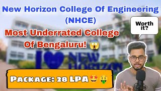 New Horizon College Of Engineering NHCE KCETPlacementfeeshostelcampusetcHonest review [upl. by Nosiram]