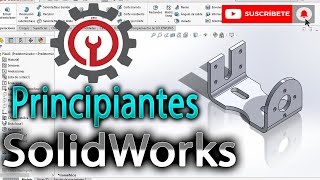 PRINCIPIANTES Curso básico de SolidWorks Chapa metálica [upl. by Htesil865]