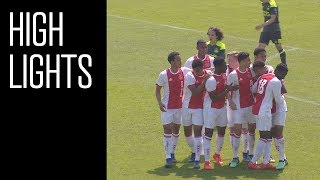 Highlights Ajax O17  PSV O17 halve finale beker [upl. by Gizela929]