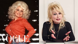 Dolly Parton Breaks Down 11 Looks From 1975 to Now  Life in Looks  Vogue [upl. by Otcefrep]