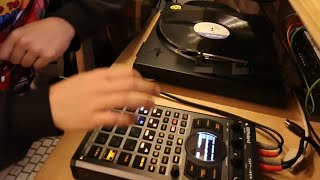 Sampling Vinyl  80’s Synth Soul w Roland SP404 MK2  Sun Cut Flat [upl. by Llenyr53]