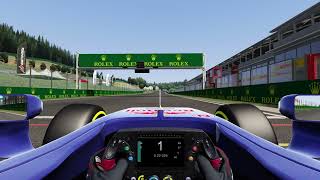 VOLTAS em SPA FRANCORCHAMPS com TORO ROSSO STR11 de F1 2016 [upl. by Kerby]