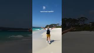 paradise two hours from sydney jervisbay australia travel traveltips beach hike whitesand [upl. by Akere]