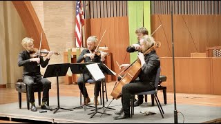 Danish String Quartet Mozart’s Divertimento in F K 138 [upl. by Alegna]