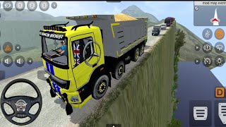 Truck heavy materials supply driving l Death Road l bus simulator indonesia [upl. by Urdna]