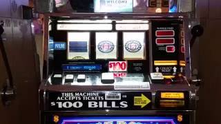 100 Slot Machine  High Limit Jackpot  Triple Double Dollars [upl. by Horton]