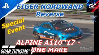 Gran Turismo 7 Special Event Alpine A110 17  One Make  Eiger Nordwand Reverse Hard [upl. by Enad]