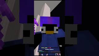 Insane Blockin 🐐 shorts subscribe minecraft minemen hypixel [upl. by Hannahc]