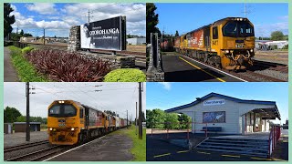 The Otorohanga Rail Scene  22 and 23112024 HD [upl. by Ydnerb]