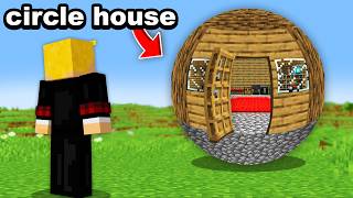 Why I Made His House CIRCLE in Minecraft [upl. by Enileme33]