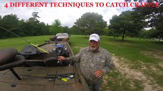 HOW TO CATCH CRAPPIE 4 SUMMERTIME TECHNIQUES [upl. by Josey]