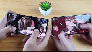 Exynos 9825 vs Snapdragon 855 Samsung note 10 plus vs Oppo reno 10x zoom COD War [upl. by Grete162]