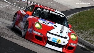 Porsche GT3 Cup S 24hRennen Nürburgring Nordschleife 2012 Grimm racemediatv Onboard Motorsport [upl. by Nivad627]