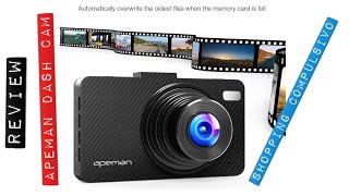 Apeman dash camera telecamera per auto 1080P FHD Auto Video Recorder [upl. by Aldridge]