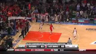 Rutgers vs St Johns controversial ending Big East Tournament  YouTube4flv [upl. by Ecissej849]