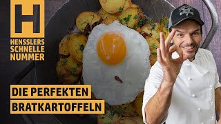 Schnelles Die perfekten Bratkartoffeln Rezept von Steffen Henssler [upl. by Asilat]