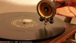 Gramophone PATHEPHONE n° 6  19081909 [upl. by Ronnie779]