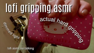 lofi gripping asmr  actual gripping amp grasping tracing brushing  dimmed light  no talking 😴 [upl. by Esina203]