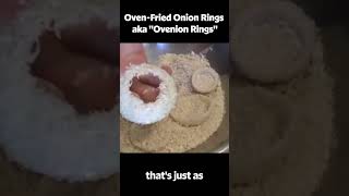 Chef Johns OvenFried Onion Rings Ovenion Rings [upl. by Ferren407]