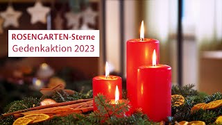 ROSENGARTENSterne  Gedenkaktion 2023 [upl. by Dorree]