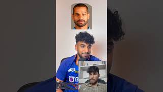 Guess the cricketer shorts shikhardhawan shortvideo youtubeshorts [upl. by Aryajay]