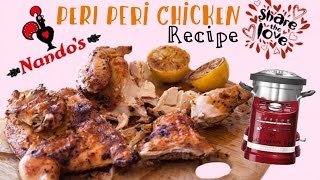 Nandos Peri Peri Chicken Recipe DIY make it at Home  KitchenAid ARTISAN cook processor Thermomix [upl. by Kristopher262]