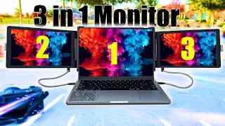 This MacBook Triple Monitor Setup is AMAZING  Xebec TriScreen 2 [upl. by Dincolo]