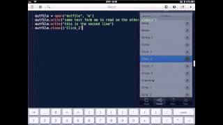 Programming on the iPad with Pythonista [upl. by Telfore]