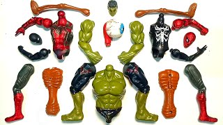 Avengers Toys Assemble Hulk Smash VS Spiderman Miles Morales Siren Head Avengers Superhero Toys [upl. by Furr]