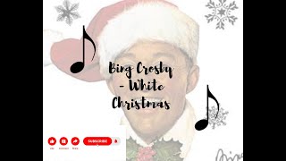 Bing Crosby  White Christmas 1943 Lyrics [upl. by Remde534]