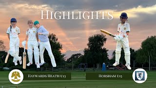 Highlights U13 HHCC v Horsham U13 11072024 [upl. by Lancelle]