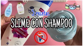 Cómo Hacer SLIME con SHAMPOO 🧴✨ ¡Probamos 5 Recetas [upl. by Maryn]