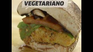 Hambúrguer vegetariano feito com quinoa Receita VixHum [upl. by Ailliw]