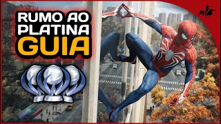 Como PLATINAR facilmente Marvel SpiderMan TODOS os Troféus  GUIA RUMO AO PLATINA 4 [upl. by Ait240]