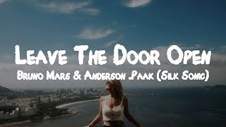 Bruno Mars amp Anderson Paak Silk Sonic  Leave The Door Open  Lyrics [upl. by Quirk]