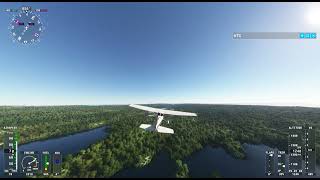 C172 at Isle Royale lake island [upl. by Granese]