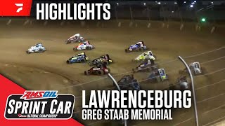 Greg Staab Memorial  USAC Sprints at Lawrenceburg Speedway 101124  Highlights [upl. by Tenney]