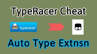 TypeRacer CHEAT  Complete Races Automatically using extension [upl. by Airpal]