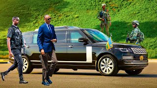 AKASAMUTWE KIMODOKA NSHYA PEREZIDA KAGAME YAGENDEYEMO ICUNGIWE UMUTEKANO HASI HEJURU  RANGE ROVER [upl. by Llerrom]